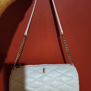 Saint Laurent YSL medium Sade Tube leather bag